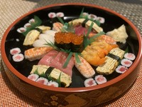 大きな桶で盛り込みでもお造りできます。
(写真は上握り3人前)