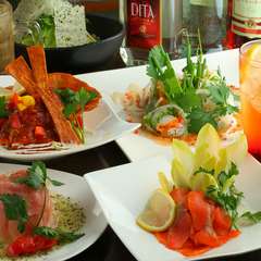 美味しい創作料理と豊富に揃ったドリンクで素敵な時間を