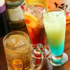 ドリンク類も豊富に揃っています