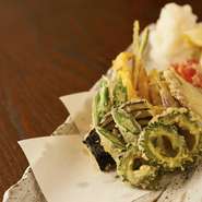 食材は良いものだけを選び抜き、全て築地市場から仕入れています