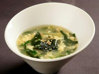 わかめスープ638円/玉子スープ638円 / わかたまスープ748円