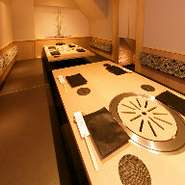 宴会には最適な人数での対応が出来る完全個室です。