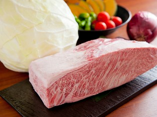 味はもちろん、出所がたしかな「黒毛和牛」のよさ