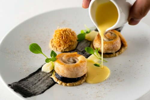 瀬戸内産太刀魚のポワレとクロケット