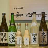 オリジナル生酒をはじめ、日本酒や焼酎各種取り揃えております