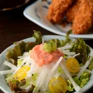 箸休めにもどうぞ『大根たらこサラダ』
