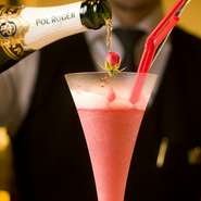 フローズンカクテルは、お酒が強い方でなくても飲みやすいです。