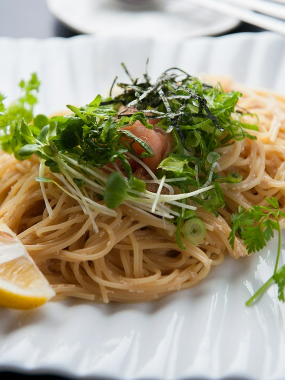 開店以来の変わらぬ人気『明太子スパゲッティ』