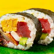 和歌山の魅力が詰まった、看板メニュー『三八波巻』