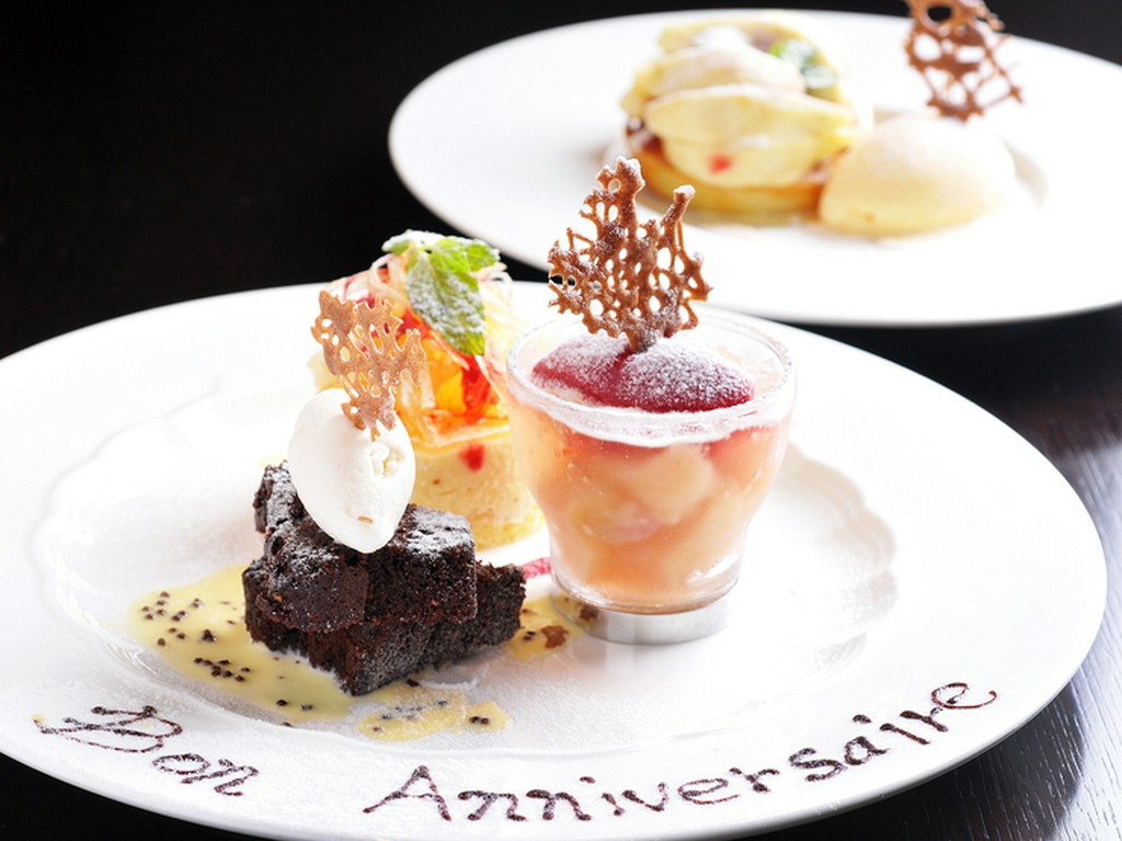 大切な記念日には、甘い思い出をどうぞ