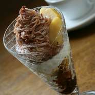 フランス産栗のクレームブリュレ