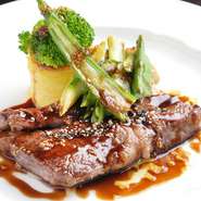 “飛騨牛はコレ！”特選飛騨牛モモ肉のヘルシーステーキ　1２0g　