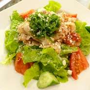 飛騨旨豚のしゃぶしゃぶサラダ