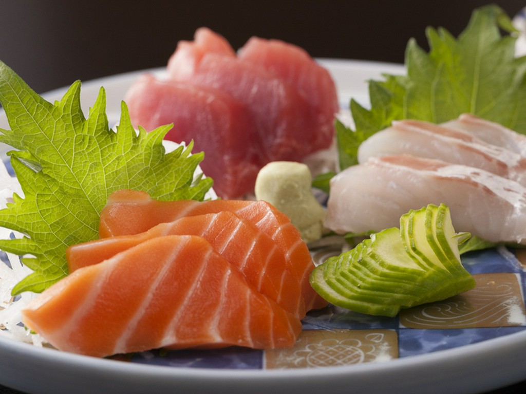 新鮮な刺身の『盛合』