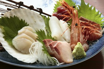 本日の刺身盛り合わせ