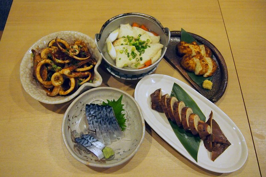 イカ、サバなど料理集合