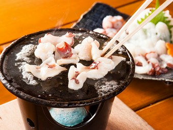 活タコおどり焼