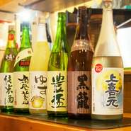 函館料理に合うお酒も豊富に取り揃えています