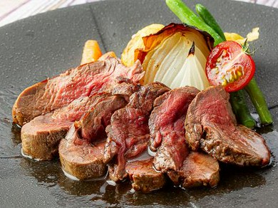 ［定番］十勝産牛ヒレ肉のシャトーブリアンのステーキ