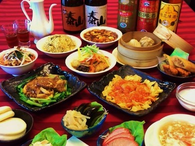 中国料理＋飲み放題。女子会は泰山！
