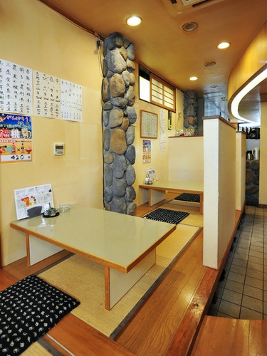 寛げるお座敷のスペース