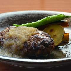 看板メニューの絶品ハンバーグ！