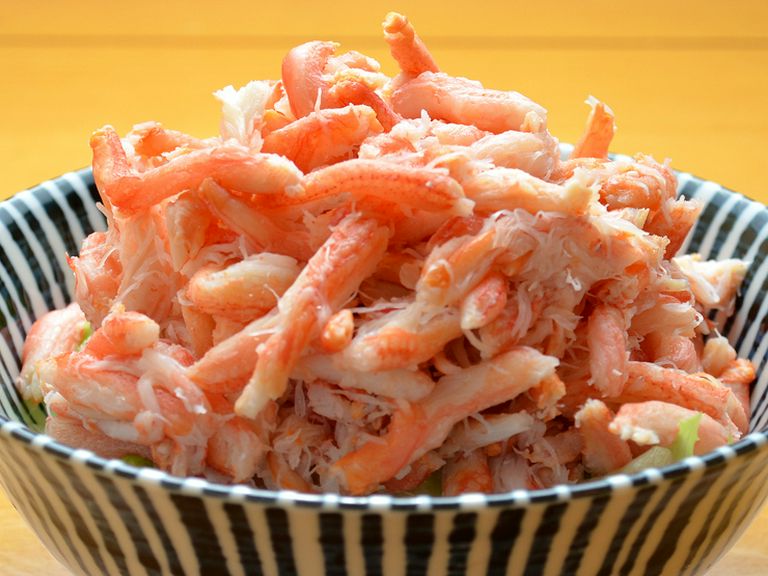 大人気の『かにサラダ』