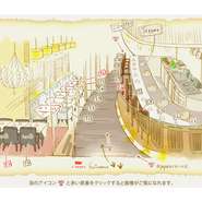 アップ画像は「写真」→「店内」でご覧いただけます。 