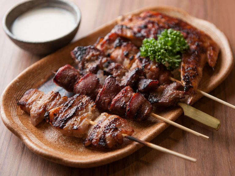 らいず定番『塩麹の串焼』 5本盛り合わせ