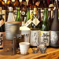 日本酒、焼酎、各種そろえています