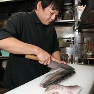 料理人の永田氏