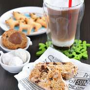 コールドカフェモカに添えて