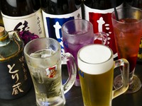 宴会にも嬉しい『各種揃ったドリンク』