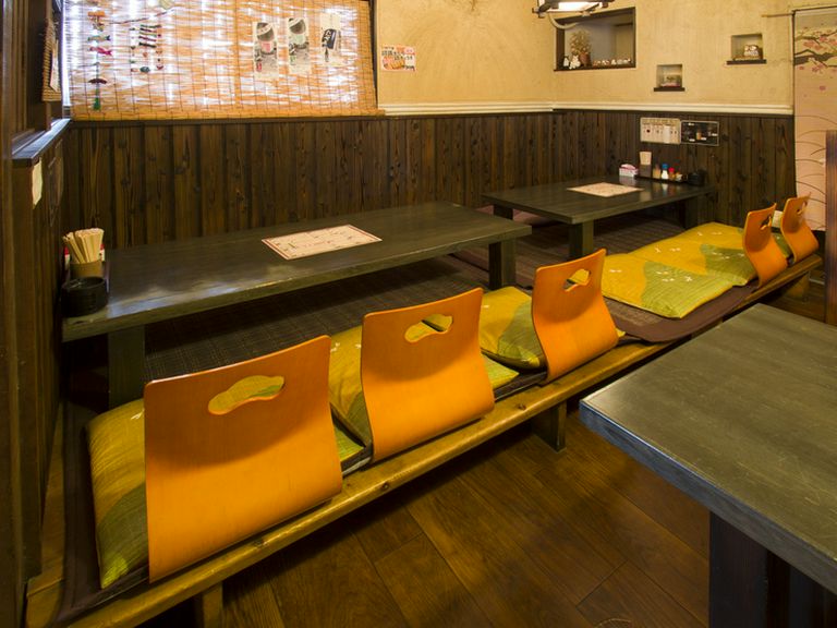 小上がり席は宴会にも最適