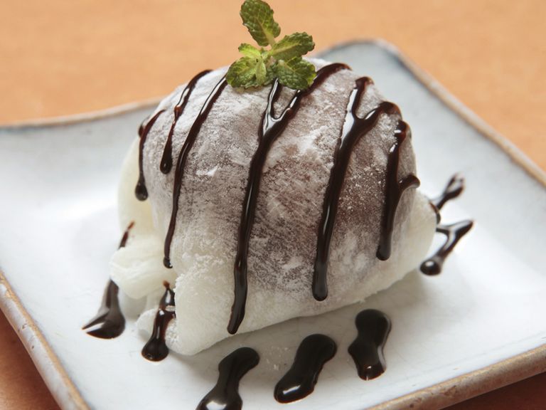 やわらかなお餅が口の中でとろける『もちもち大福バニラアイス』