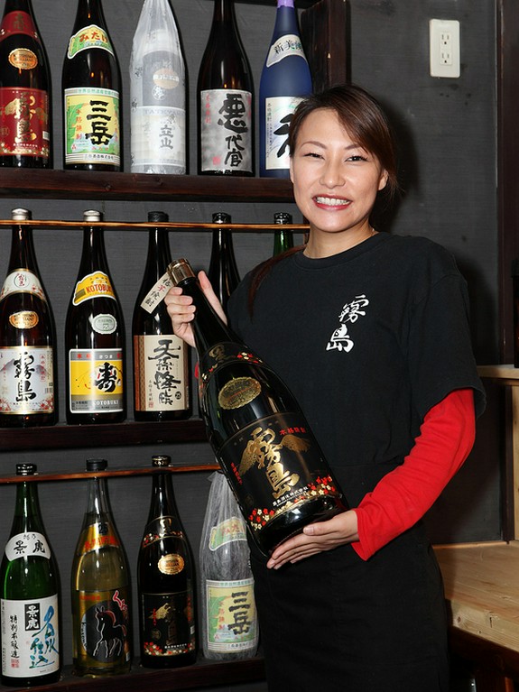 こだわりの焼酎を堪能