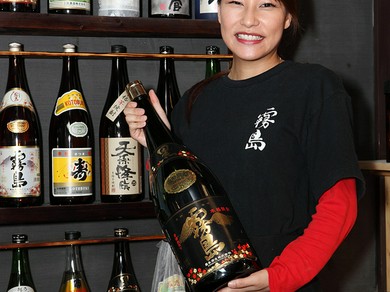 こだわりの焼酎を堪能
