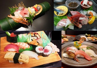 新鮮で旨い刺身・寿司・鰻・一品料理の数々…