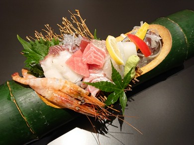 刺身の盛り合わせ