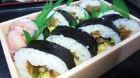 ◆さばずし 1本(8切)1890円
◆あなご箱ずし 1本(6切)1130円
◆うなぎ巻ずし 1本(8切)2240円
◆いなり寿司８ケ 790円