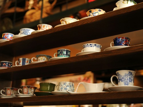 時間帯によっては、お好きなカップでコーヒーをお出しできます