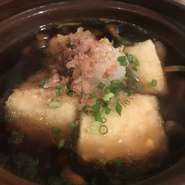 豆腐一丁・揚げ出し