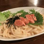 たらこクリームうどん