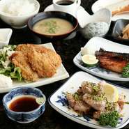 旬の美味しい魚料理をリーズナブルな価格で楽しめるランチ。各種ご用意しております。