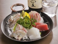 鮮度抜群！　『刺身五点盛』