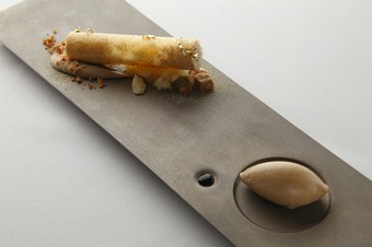 異なる食感に驚きと感動『洋梨と栗のコンポジション』