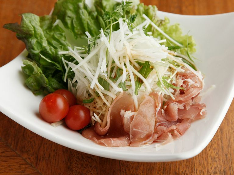 和風のドレッシングで召し上がれ『大根と水菜のサラダ』