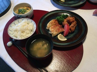 出来上がったお料理がこちら。