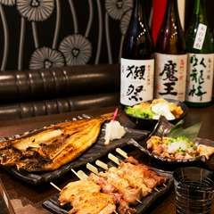 料理とともに味わう、豊富な日本酒