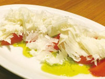 シルクチーズのカプレーゼ風